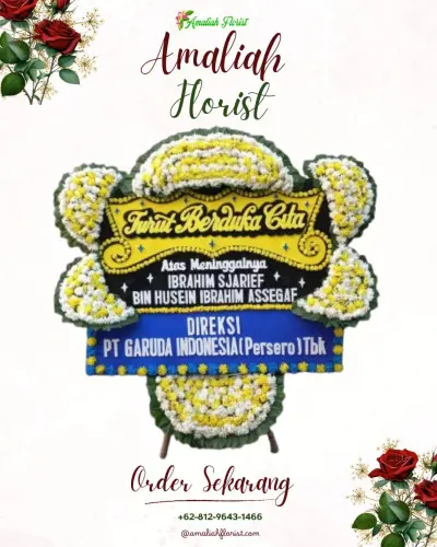 Papan Bunga Duka di Batuaji